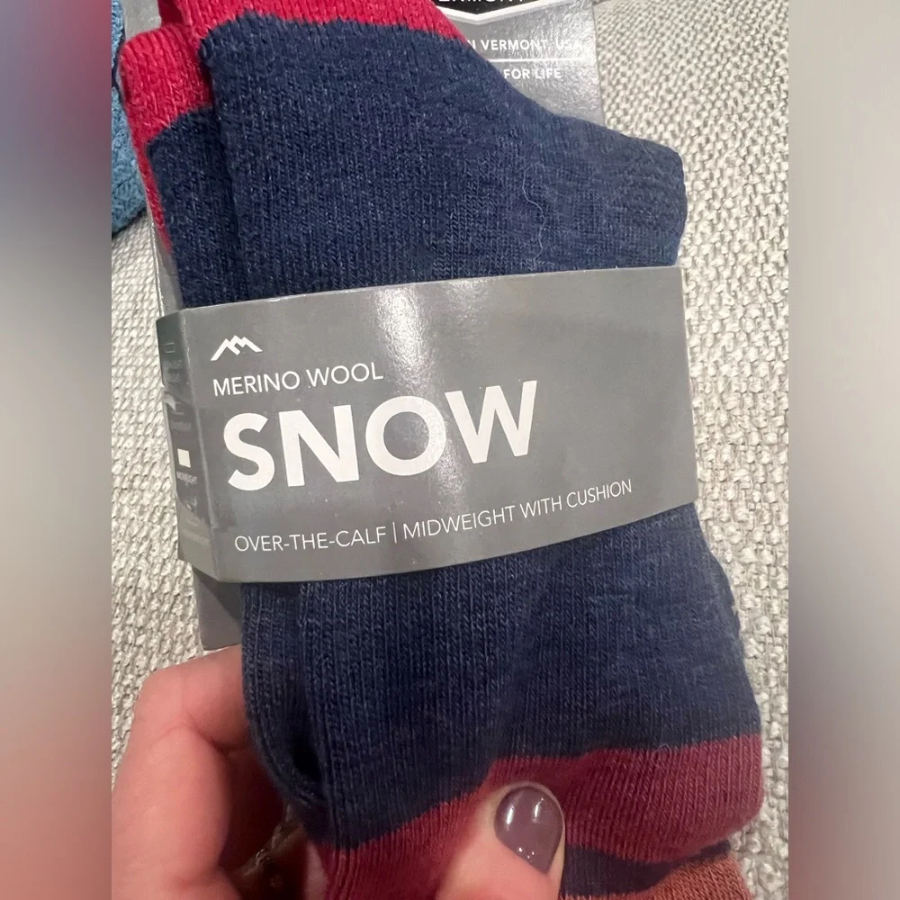 NWT Darn Tough Vermont merino ski snowboard socks W 4.5-7 - Picture 3 of 6